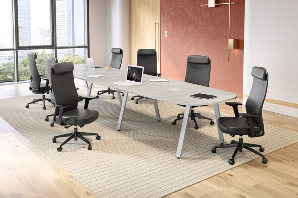 Apex Mid-Back Executive Chair, Anti-Microbial Vinyl - Black - Image 5