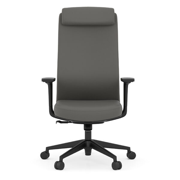 Apex Mid-Back Executive Chair, Antimicrobial Vinyl - Charcoal - Image 3