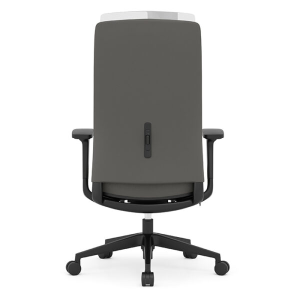 Apex Mid-Back Executive Chair, Antimicrobial Vinyl - Charcoal - Image 2