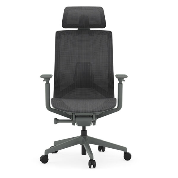 Atlas II Mid-Back Executive Chair, Mesh Back - Dark Gray - Image 5