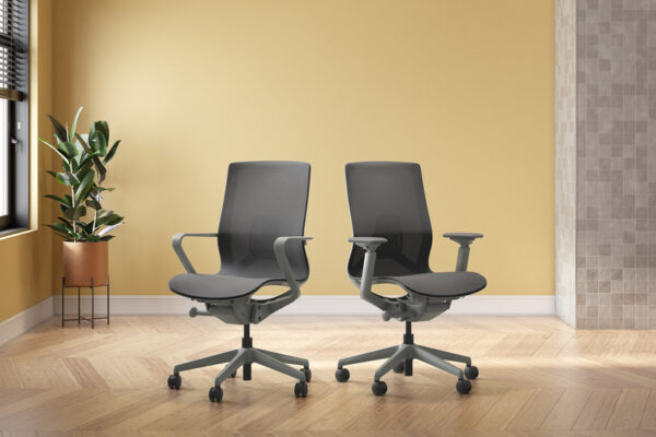 Atlas II Mid-Back Executive Chair, Mesh Back - Dark Gray - Image 15