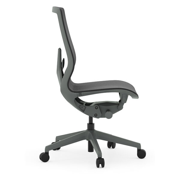 Atlas II Mid-Back Executive Chair, Mesh Back - Dark Gray - Image 4