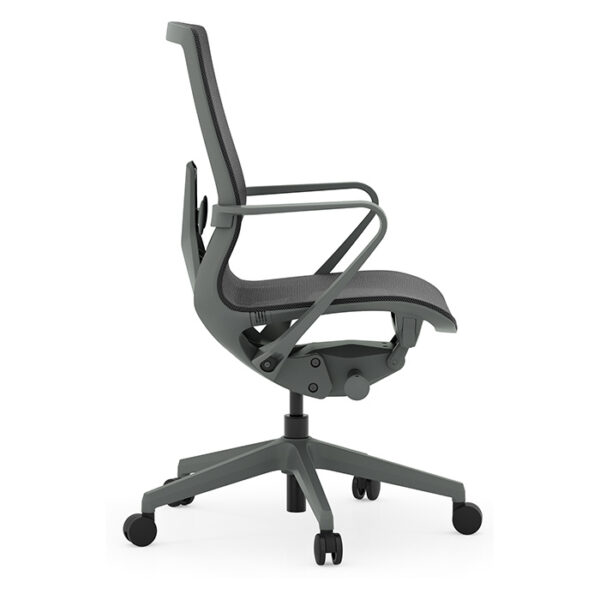 Atlas II Mid-Back Executive Chair, Mesh Back - Dark Gray - Image 6