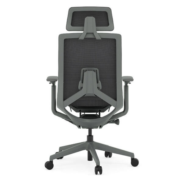 Atlas II Mid-Back Executive Chair, Mesh Back - Dark Gray - Image 9