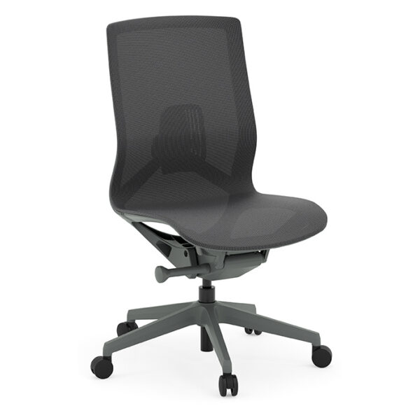 Atlas II Mid-Back Executive Chair, Mesh Back - Dark Gray