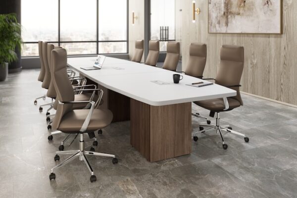 Dolce High-Back Executive Chair, Anti-Microbial Polyurethane - Brown - Image 5