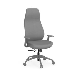 Empire High-Back Executive Chair, Fabric - Charcoal