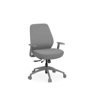 Empire Mid-Back Executive Chair, Fabric - Charcoal