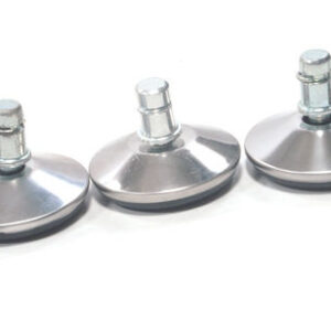 Nova Carpet Glides (set of 5) for Nova Series, Chrome