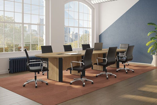Nova III Mid-Back Conference Chair, Black - Image 2