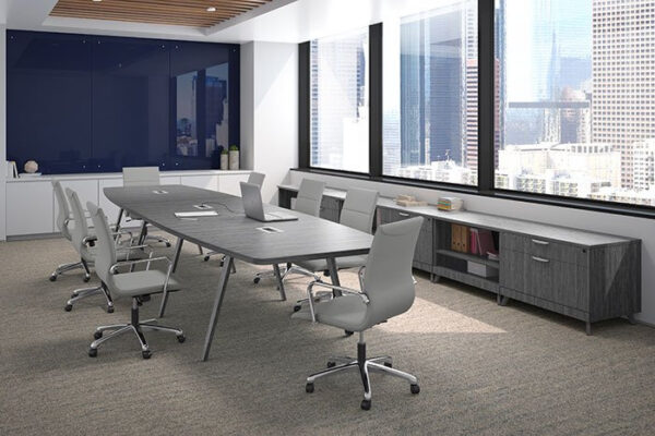 Nova III Mid-Back Conference Chair, Gray - Image 2