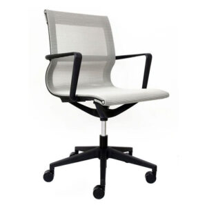 Nova Mid-Back Conference Chair, Mesh - Silver