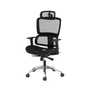 Pilot High-Back Executive Chair, Mesh - Black