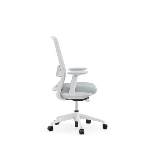 Trinity Mesh Chair, Mesh Back Fabric Seat - Arctic Blue - Image 3