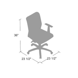 Budget Task Chair, Mesh/Fabric - Black