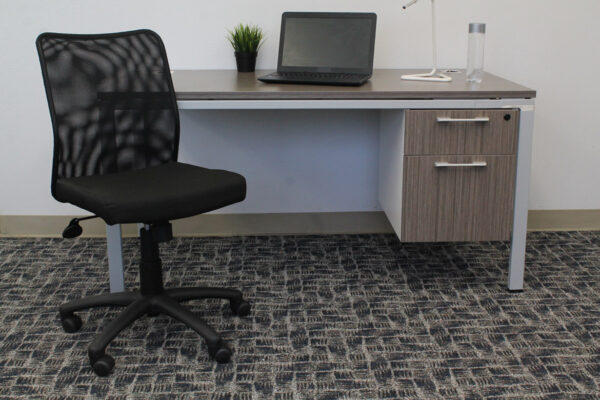 Budget Task Chair, Mesh/Fabric - Black - Image 7