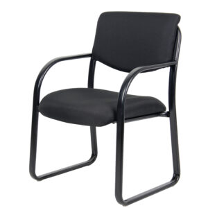 Guest Chair, Contract Fabric - Black