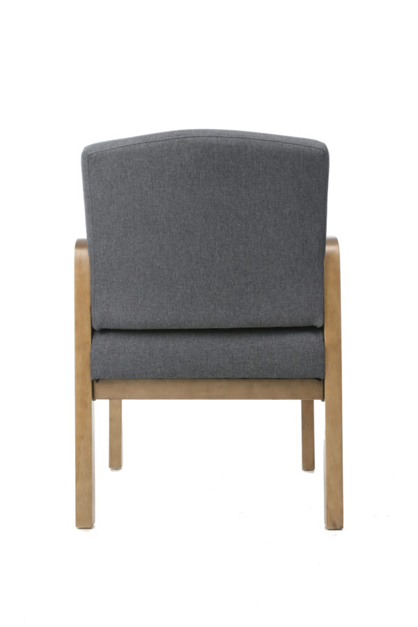 NTR Guest, Accent or Dining Chair, Linen - Gray - Image 2