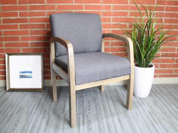 NTR Guest, Accent or Dining Chair, Linen - Gray - Image 10