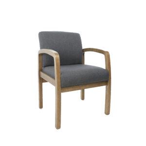 NTR Guest, Accent or Dining Chair, Linen - Gray