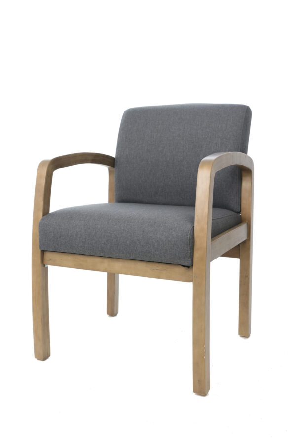 NTR Guest, Accent or Dining Chair, Linen - Gray - Image 7
