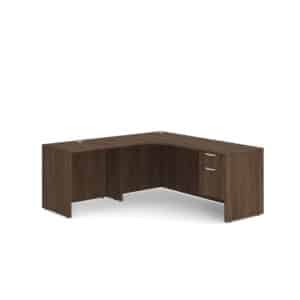 Used 6'x6' L Desk Walnut