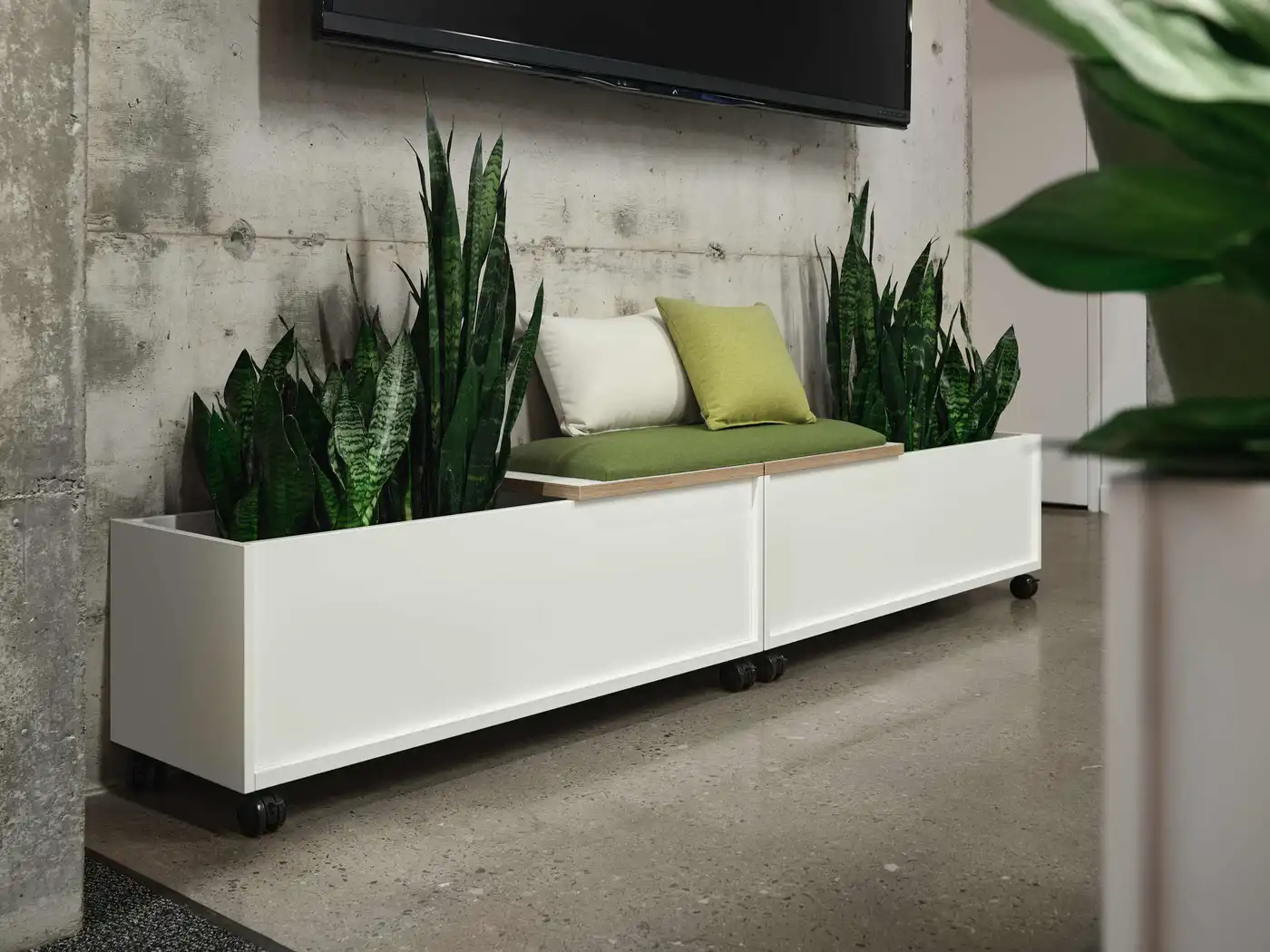 Artopex Takeout Planter with Fake plants